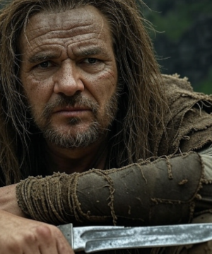 Dren portrait with shaggy hair