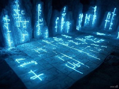 Cavern puzzle with crystal veins