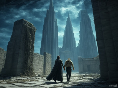 Temple of Echoes exterior with mirrors