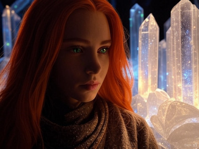 Crystal Spire interior with prisms