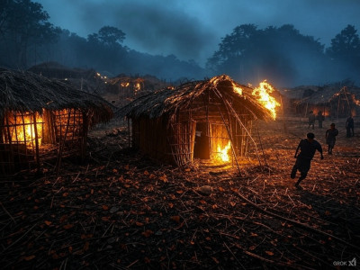 Enclave under attack by casters